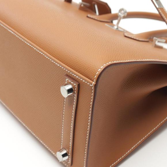 Hermes HERMES Birkin 25 Handbag Bag Epsom Leather Women's Brown - Picture 8 of 8